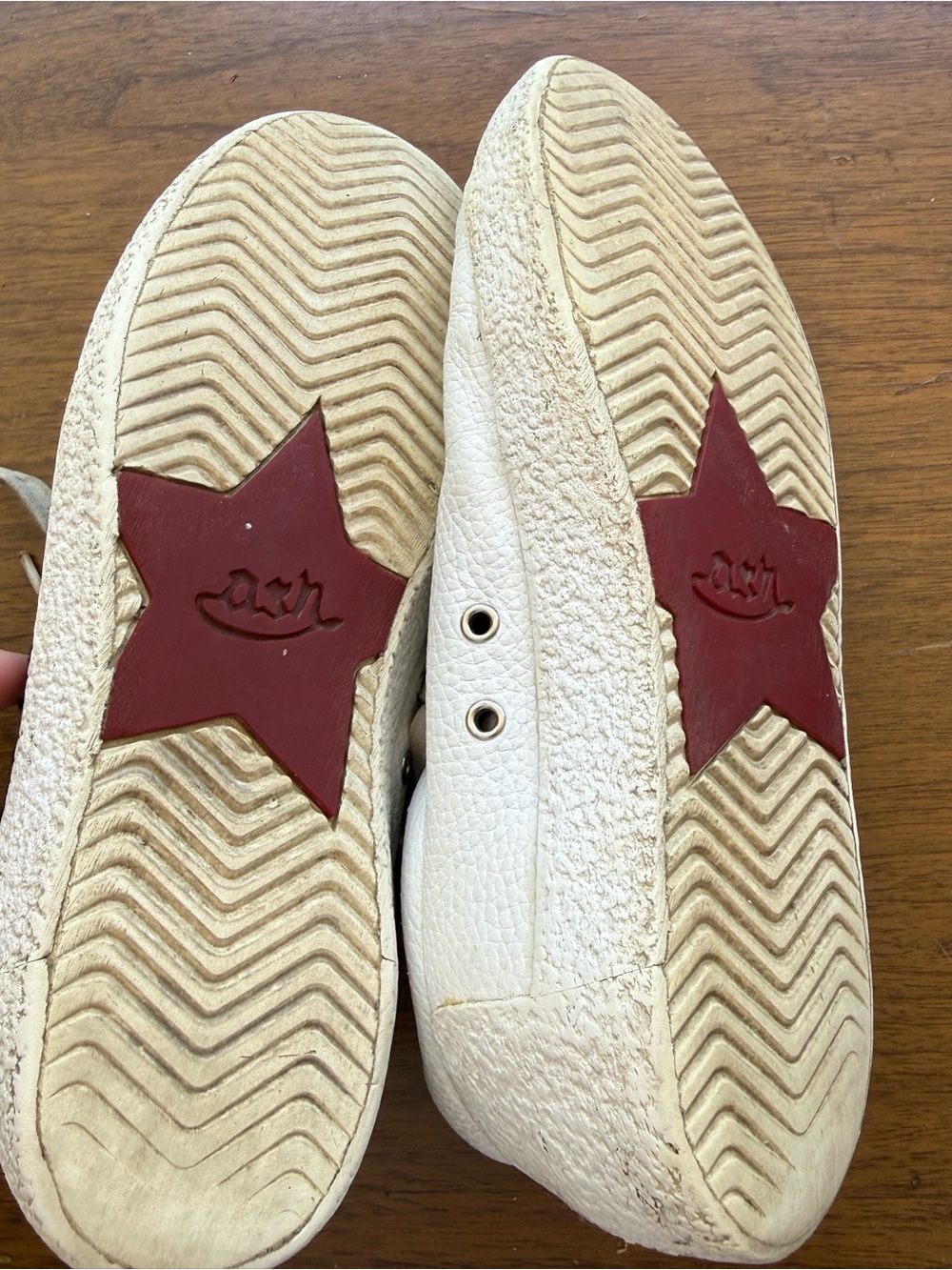 ASH Niagara Tiger Embroidered White Leather Sneakers size 37 - Picture 9 of 11